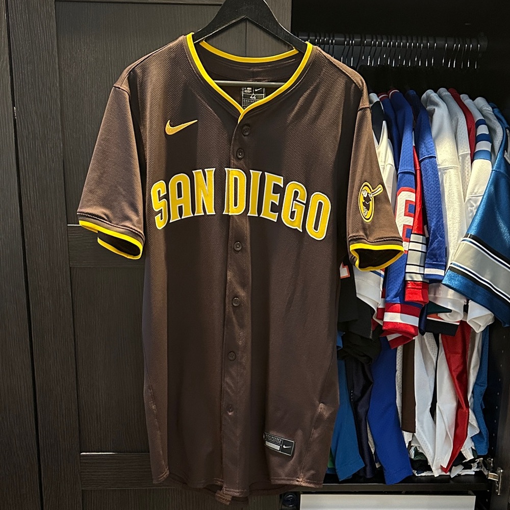 Fernando Tatis Jr. San Diego Padres Nike Road Elite Jersey - Brown